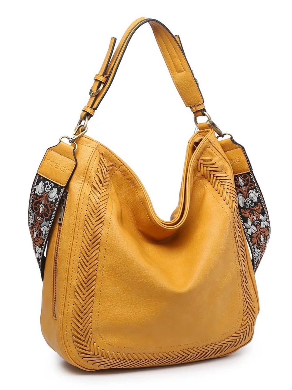 Womens Jen & Co. Hobo Bag with Guitar Strap